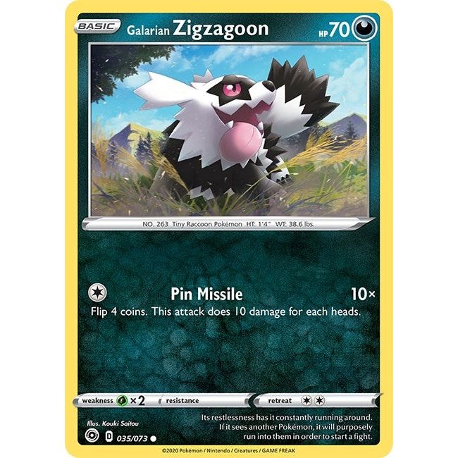 Image for Galarian Zigzagoon (35/73) (CHP) - Pokemon