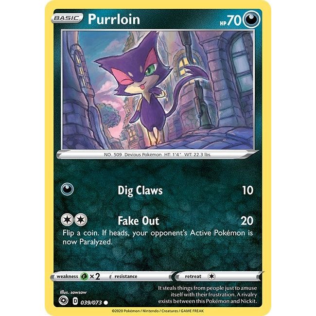 Image for Purrloin (39/73) (CHP) - Pokemon