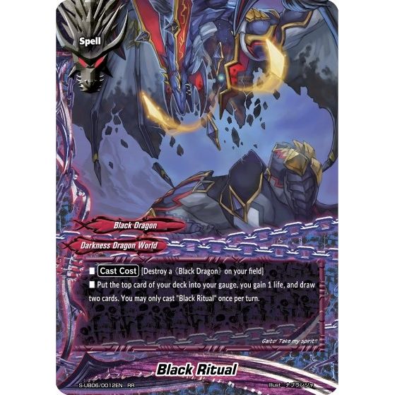 Image for Black Ritual (S-UB06/0012EN) (S-UB06) - Future Card BuddyFight