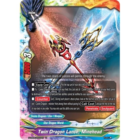 Image for Twin Dragon Lance, Minehead (S-UB06/0055EN) (S-UB06) - Future Card BuddyFight