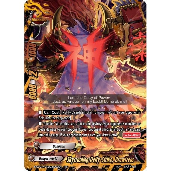 Image for Skycrushing Deity Strike, Brawlzeus (S-SS01A-SP02/0003EN) (S-SS01A) - Future Card BuddyFight