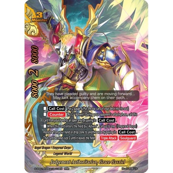Image for Judgement Authoritarian, Grace Gavriel (S-SS01A-SP02/0010EN) (S-SS01A) - Future Card BuddyFight