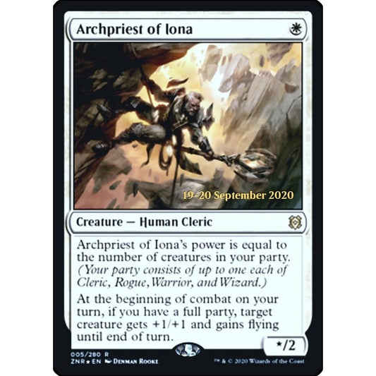 Image for Archpriest of Iona (5) (PRE) - Magic: The Gathering