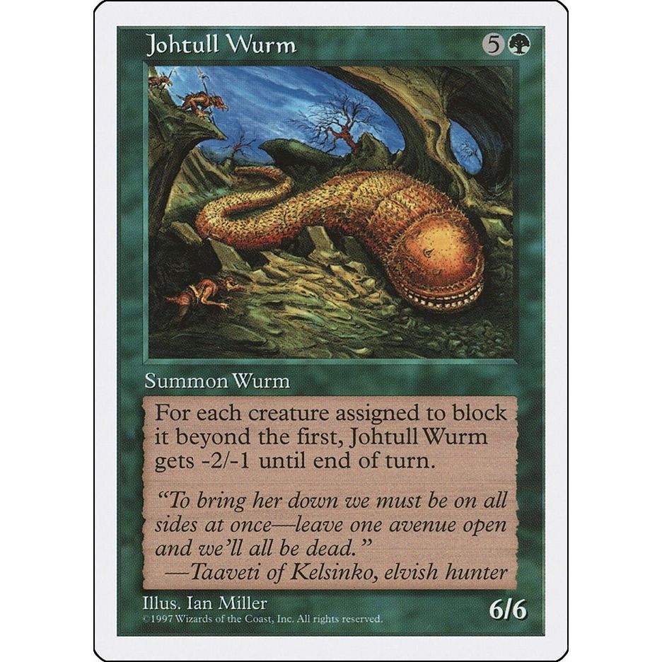 Image for Johtull Wurm (5ED) - Magic: The Gathering