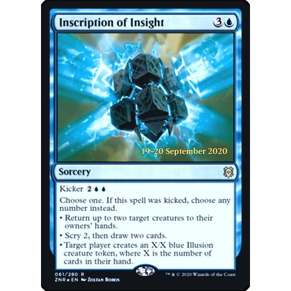 Image for Inscription of Insight (61) (PRE) - Magic: The Gathering