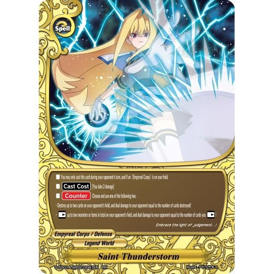 Image for Saint Thunderstorm (S-SS01A-SP02/0047EN) (S-SS01A) - Future Card BuddyFight