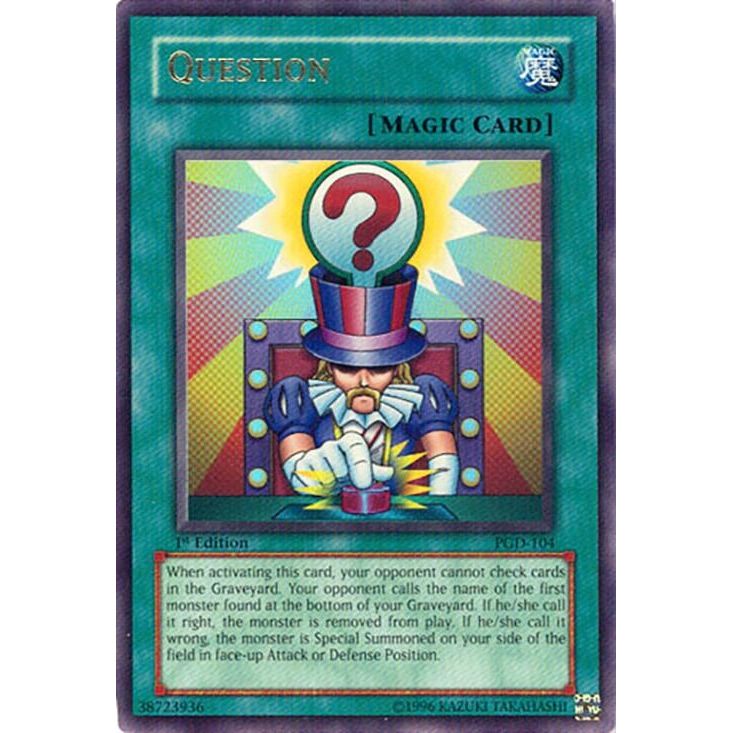 Image for Question (PGD-104) (PGD) - YuGiOh