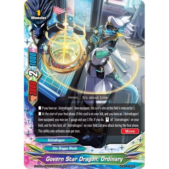 Image for Govern Star Dragon, Ordinary (S-SS01A-SP02/0062EN) (S-SS01A) - Future Card BuddyFight
