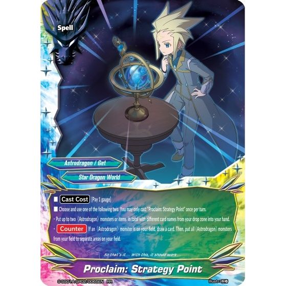 Image for Proclaim: Strategy Point (S-SS01A-SP02/0065EN) (S-SS01A) - Future Card BuddyFight