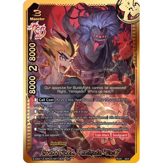 Image for Great Fiend, Yamigedo "Re:B" (SR) (S-SS01A-SP03/SR10EN) (S-SS01A) - Future Card BuddyFight