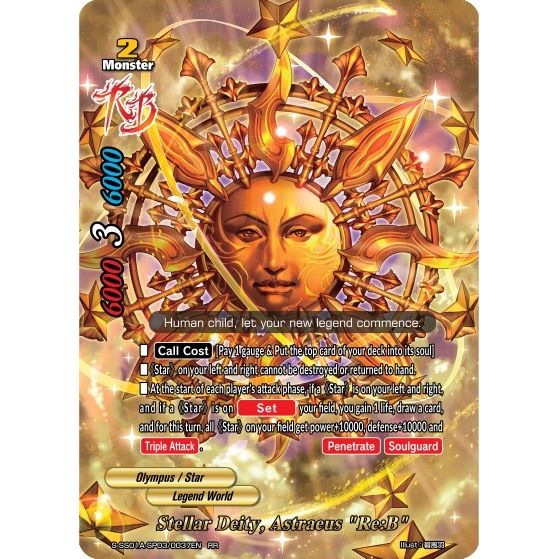 Image for Stellar Deity, Astraeus "Re:B" (S-SS01A-SP03/0037EN) (S-SS01A) - Future Card BuddyFight