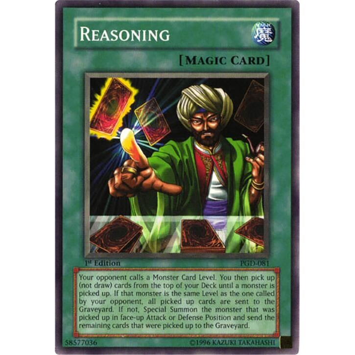 Image for Reasoning (PGD-081) (PGD) - YuGiOh