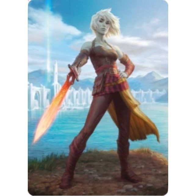 Image for Nahiri, Heir of the Ancients Art Card (3/81) (3) (ASZNR) - Magic: The Gathering
