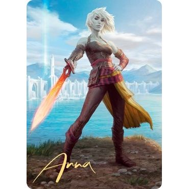 Image for Nahiri, Heir of the Ancients Art Card (3/81) (Gold-Stamped Signature) (3) (ASZNR) - Magic: The Gathering