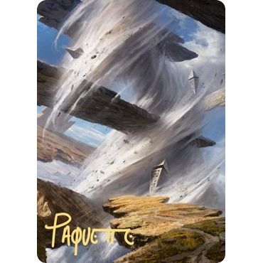 Image for Plains Art Card (8/81) (Gold-Stamped Signature) (8) (ASZNR) - Magic: The Gathering