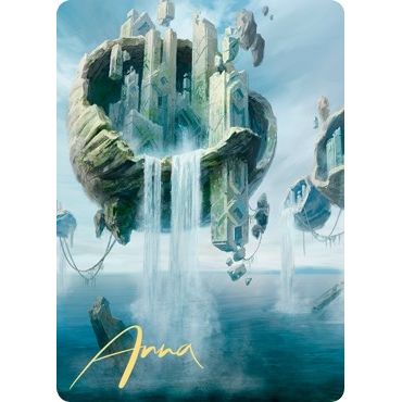 Image for Island Art Card (11/81) (Gold-Stamped Signature) (11) (ASZNR) - Magic: The Gathering