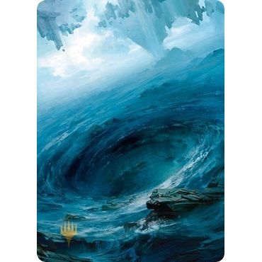 Image for Island Art Card (12/81) (Gold-Stamped) (12) (ASZNR) - Magic: The Gathering