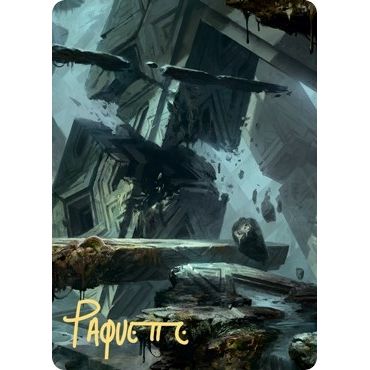 Image for Swamp Art Card (15/81) (Gold-Stamped Signature) (15) (ASZNR) - Magic: The Gathering