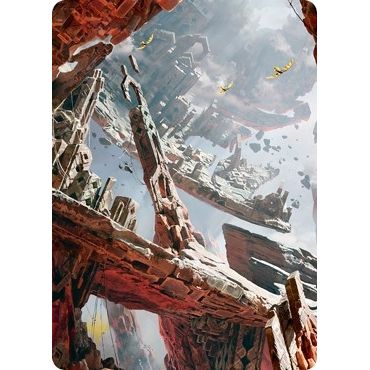 Image for Mountain Art Card (18/81) (Gold-Stamped Signature) (18) (ASZNR) - Magic: The Gathering