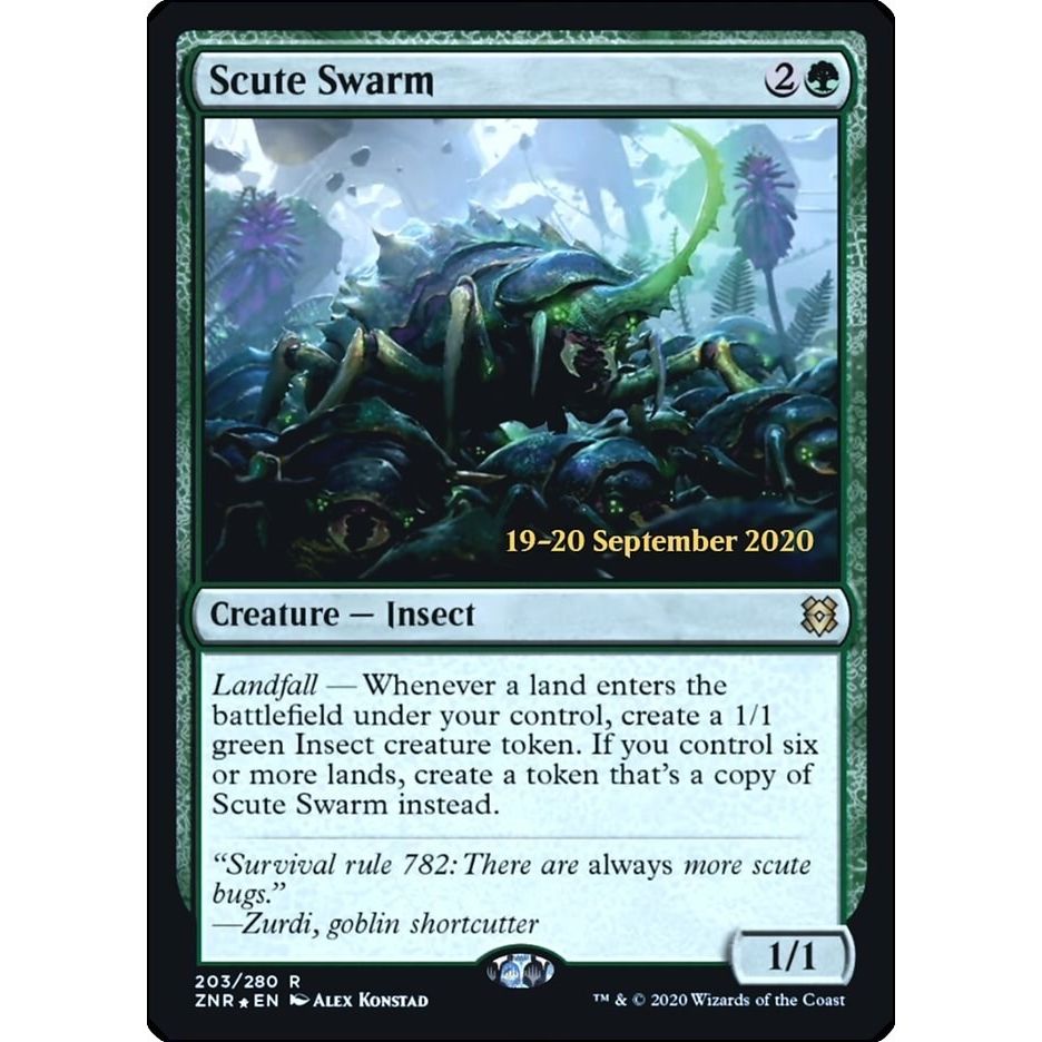 Image for Scute Swarm (203) (PRE) - Magic: The Gathering