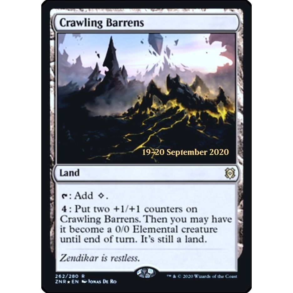 Image for Crawling Barrens (262) (PRE) - Magic: The Gathering