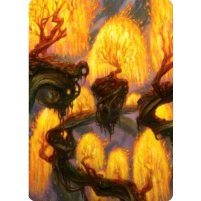 Image for Grove of the Burnwillows Art Card (34) (ASZNR) - Magic: The Gathering