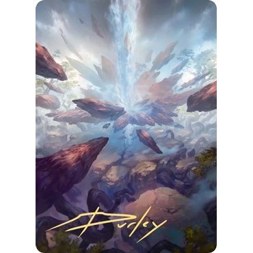 Image for Prismatic Vista Art Card (Gold-Stamped Signature) (35) (ASZNR) - Magic: The Gathering