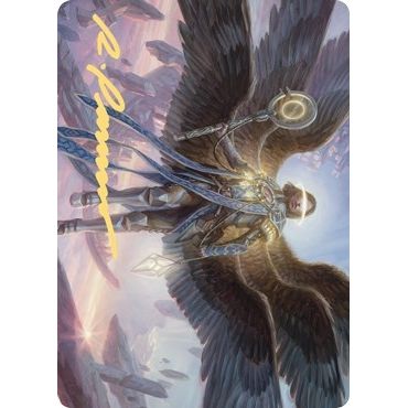 Image for Angel of Destiny Art Card (Gold-Stamped Signature) (37) (ASZNR) - Magic: The Gathering