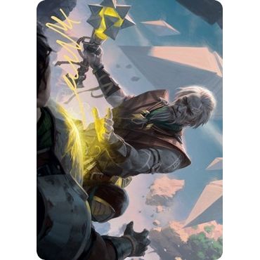 Image for Expedition Healer Art Card (Gold-Stamped Signature) (39) (ASZNR) - Magic: The Gathering