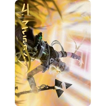 Image for Kor Celebrant Art Card (Gold-Stamped Signature) (41) (ASZNR) - Magic: The Gathering