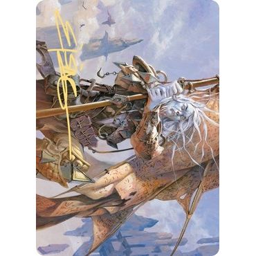 Image for Sea Gate Banneret Art Card (Gold-Stamped Signature) (43) (ASZNR) - Magic: The Gathering