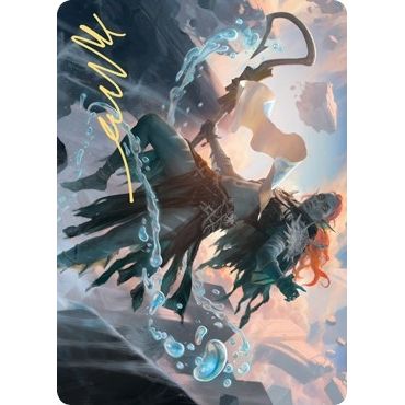 Image for Expedition Diviner Art Card (Gold-Stamped Signature) (47) (ASZNR) - Magic: The Gathering