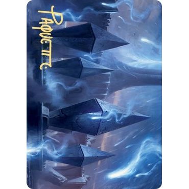 Image for Sea Gate Restoration Art Card (Gold-Stamped Signature) (49) (ASZNR) - Magic: The Gathering