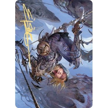 Image for Blackbloom Rogue Art Card (Gold-Stamped Signature) (53) (ASZNR) - Magic: The Gathering