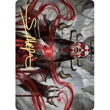 Image for Malakir Blood-Priest Art Card (Gold-Stamped Signature) (56) (ASZNR) - Magic: The Gathering