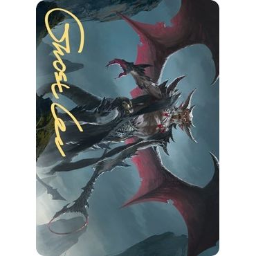 Image for Taborax, Hope's Demise Art Card (Gold-Stamped Signature) (63) (ASZNR) - Magic: The Gathering