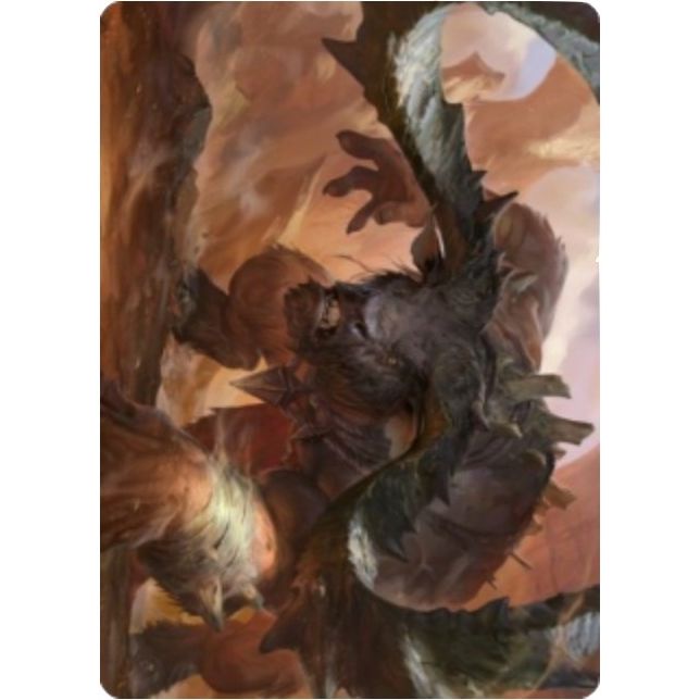 Image for Moraug, Fury of Akoum Art Card (66) (ASZNR) - Magic: The Gathering