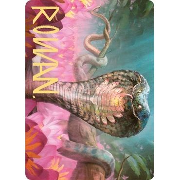 Image for Lotus Cobra Art Card (Gold-Stamped Signature) (71) (ASZNR) - Magic: The Gathering