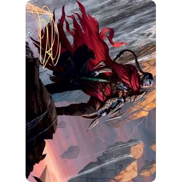 Image for Anowon, the Ruin Thief Art Card (Gold-Stamped Signature) (75) (ASZNR) - Magic: The Gathering