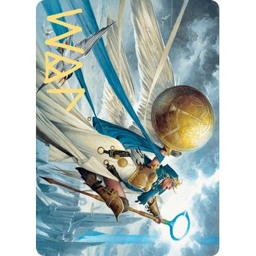 Image for Linvala, Shield of Sea Gate Art Card (Gold-Stamped Signature) (77) (ASZNR) - Magic: The Gathering