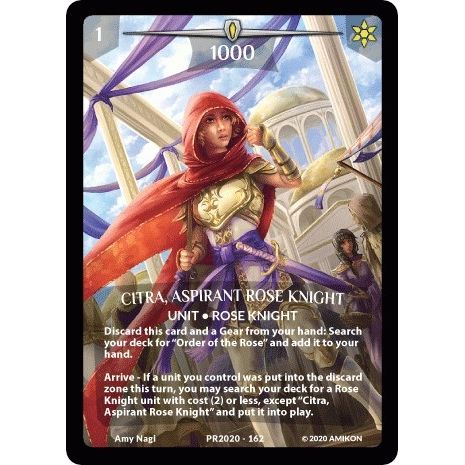 Image for Citra, Aspirant Rose Knight (Full Art) (PR2020-162) (PR) - Argent Saga TCG