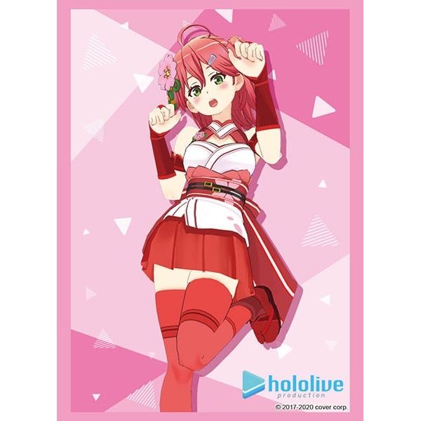 Image for Bushiroad Sleeve Collection HG Vol.2590: Hololive Production - Sakura Miko (60-Pack) - Card Sleeves
