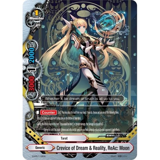 Image for Crevice of Dream & Reality, ReAc: Moon (S-PR/118EN) (S-PR) - Future Card BuddyFight