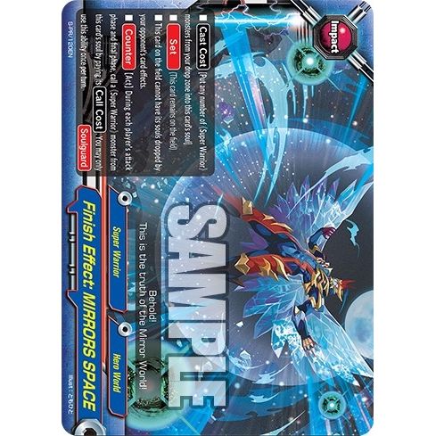 Image for Finish Effect: MIRRORS SPACE (S-PR/120EN) (S-PR) - Future Card BuddyFight