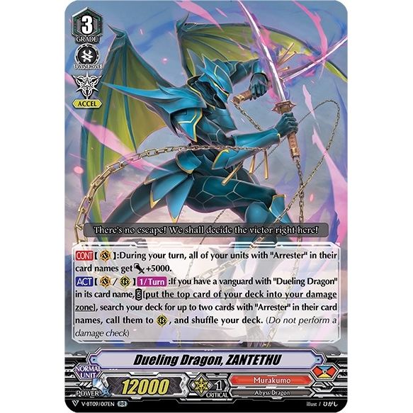Image for Dueling Dragon, ZANTETHU (V-BT09/017EN) (V-BT09) - Cardfight Vanguard