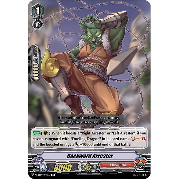 Image for Backward Arrester (V-BT09/033EN) (V-BT09) - Cardfight Vanguard