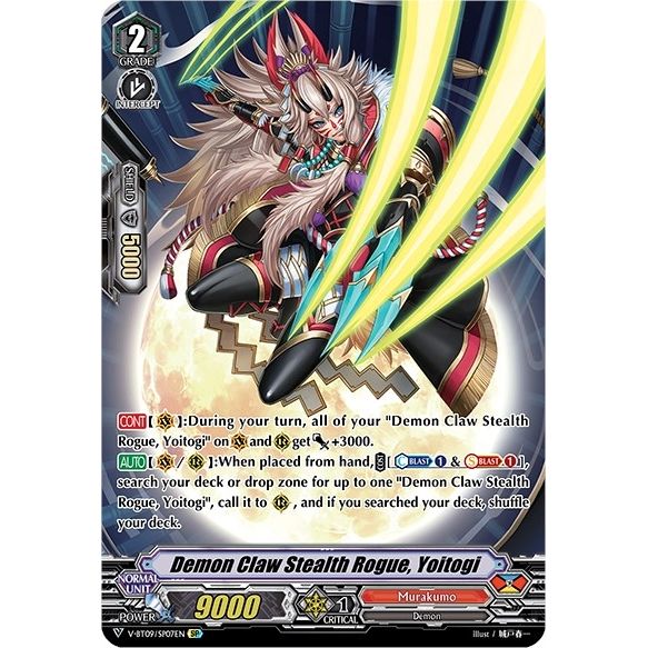 Image for Demon Claw Stealth Rogue, Yoitogi (SP) (V-BT09/SP07EN) (V-BT09) - Cardfight Vanguard