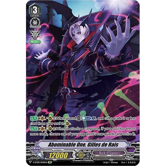 Image for Abominable One, Gilles de Rais (SP) (V-BT09/SP09EN) (V-BT09) - Cardfight Vanguard