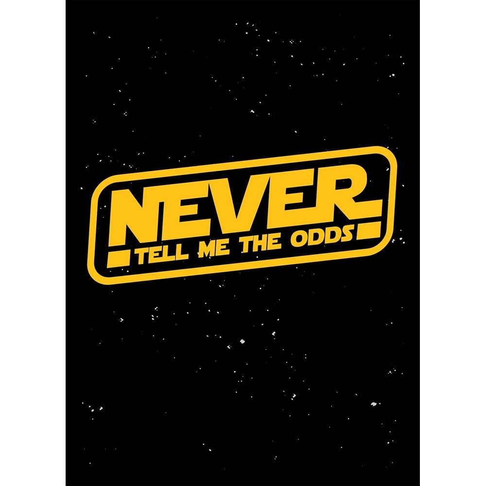 Image for Double Matte Art Sleeve - Never Tell Me the Odds (50-Pack) - Card Sleeves