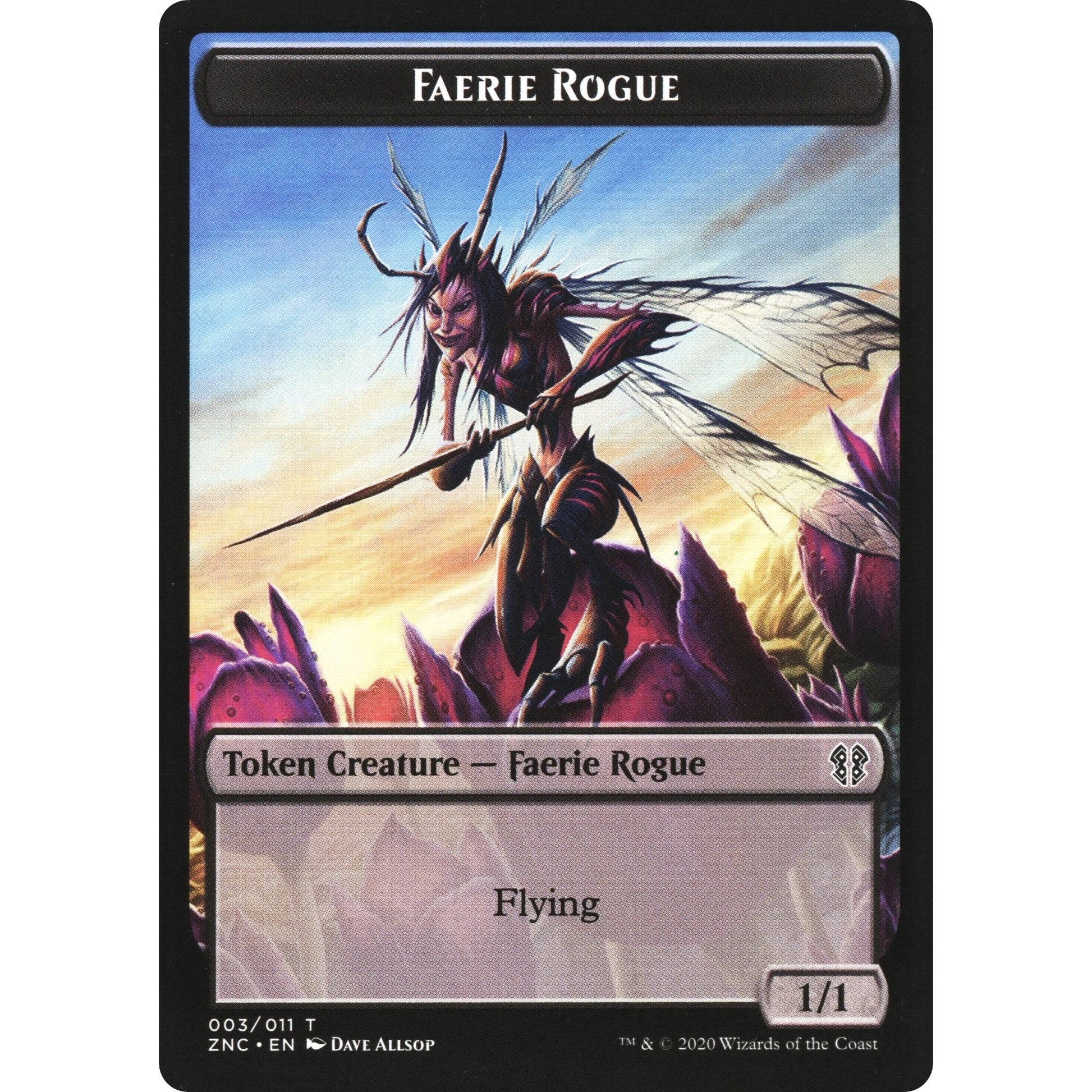 Image for Faerie Rogue // Germ Double-Sided Token (3 // 4) (ZNC) - Magic: The Gathering